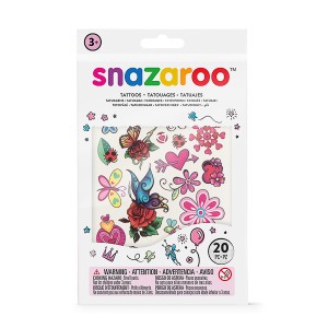Snazaroo 20pc Temporary Tattoos - Girls